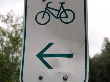 Radweg Schild